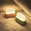 Bread Toast Table Light Toaster Nightlight Creative USB Rechargeable Led Lamp Decor Holiday Baby Bedroom For Birthday Gift