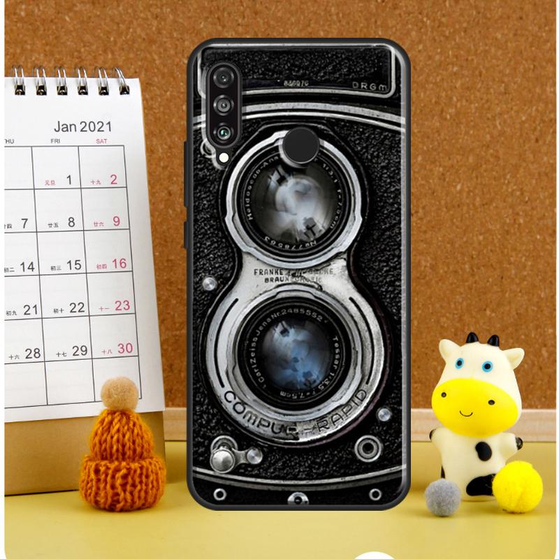Retro Camera Vintage For Huawei Nova 3i 7i 8i 11i 12i 9 10 SE Y60 Y61 Y70 Y72 Y73 Y90 Y91 P20 P30 P40 Lite Case