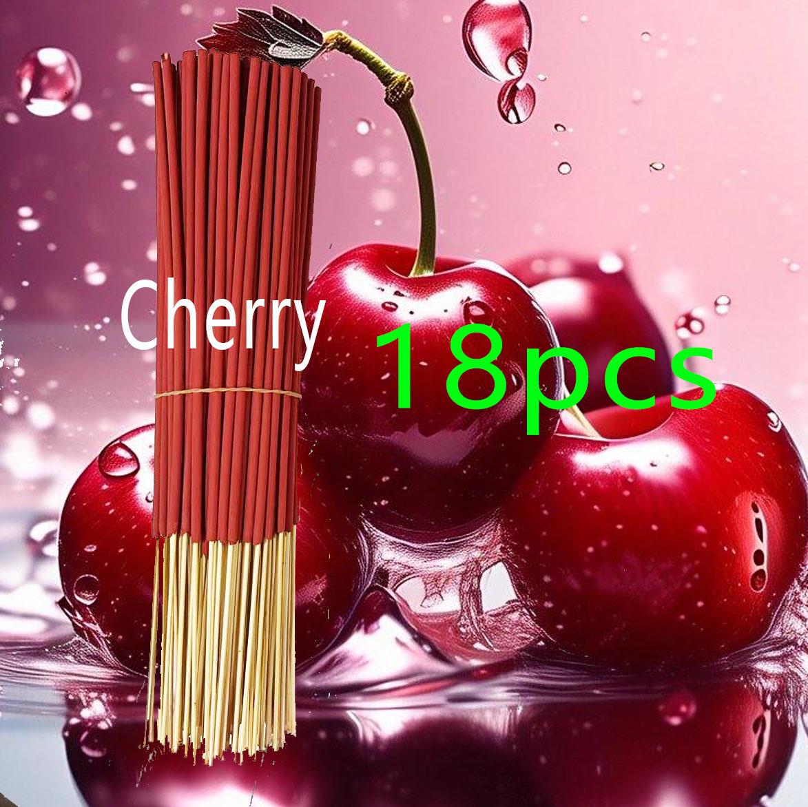 22cm Cherry Scented Bamboo Incense Sticks [Bestseller] - Aromatherapy Household Use