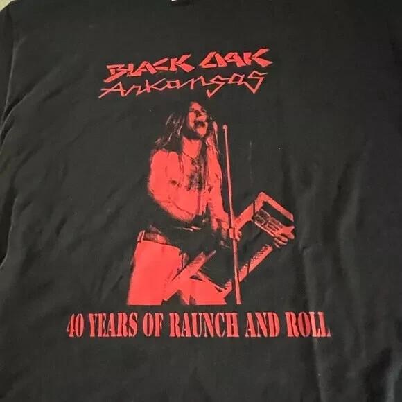 Vtg Black Oak Arkansas Short Sleeve For Fan Black All Unisex Shirt Unisex T-Shirt XXXXL
