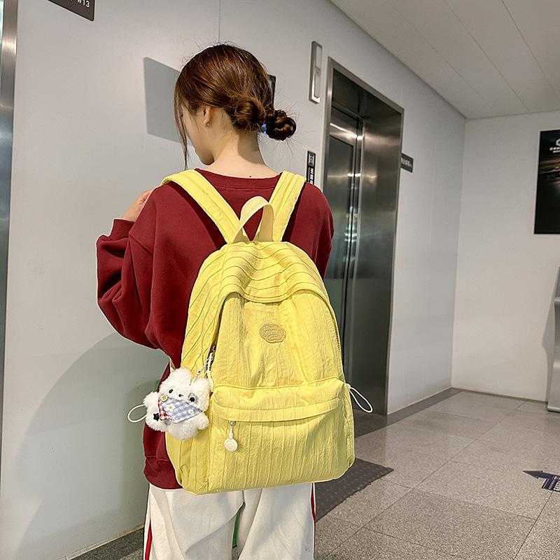 Korean version schoolbag female college student Mori department cute large-capacity computer backpack sweet campus junior high school student backpack