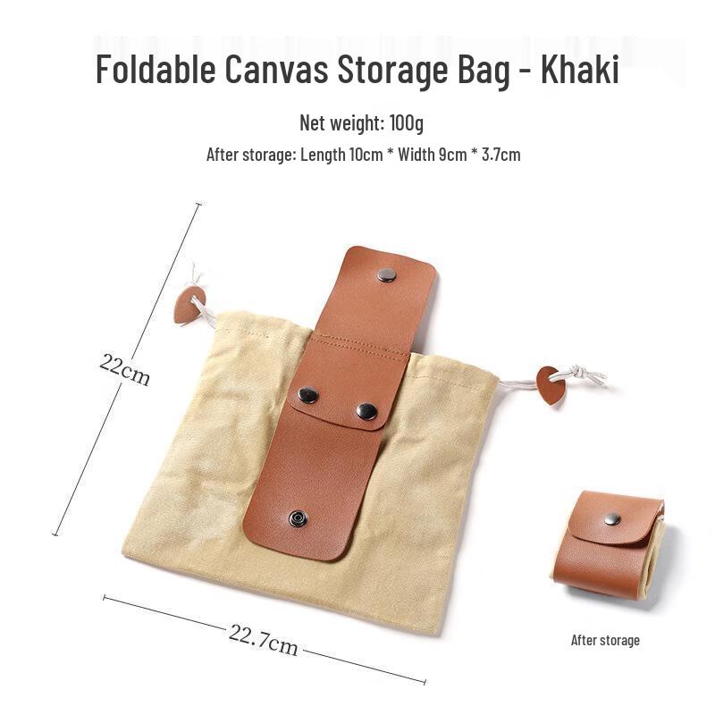 Outdoor Foldable Canvas Foraging & Tool Pouch