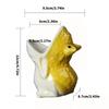 Creative Frogs Face Ceramic Flower-pot For Small Desktop Shelf Decoration Indoor Gardening