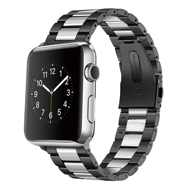 Stainless Steel Strap For Apple Watch Ultra 2 49mm 45mm 41mm 40mm 44mm 46mm Watch Strap Metal Bracelet For iWatch 10 9 8 7 6 5 4