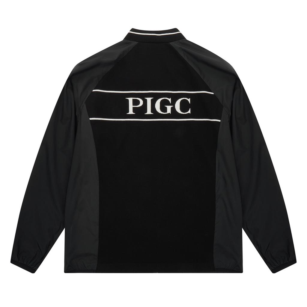 Pigc Men'S Ultralight Knit Hybrid Jumper Black (Sm0Djp20339)