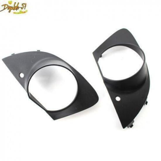 Front For BMW E65 E66 750i 760Li 2006-08 Bumper Grill Fog Light Lamp Black Cover