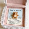 Pocket Friends of Hugs And Hope Mini Penguin Elephant Bear Highland Cow Ornament with Card Emotional Support Gift for Kids Women Men Loved Ones