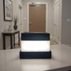 Outdoor Post Light For Yard Square Lantern Waterproof Fence Light Post Cover Solar Charging For Pathway Driveway Camping Road