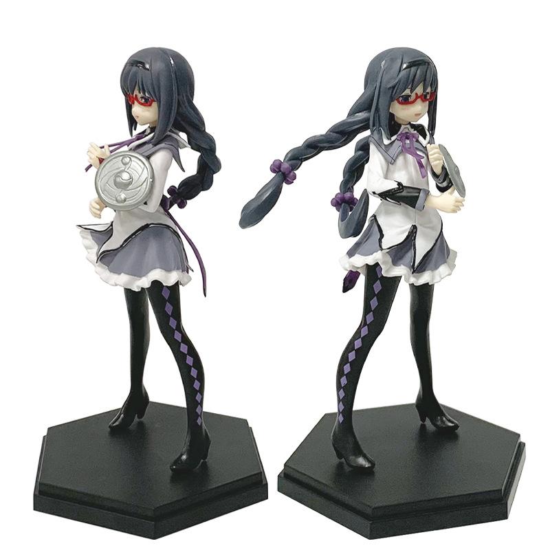 Anime Puella Magica Madoka Magica Figure 17cm Akemi Homura Akční figurka PVC Model Dekorace Panenka Dětská hračka