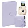 Ochranné pouzdro na fotoaparát z PU kůže pro Instax Mini 12/11 108 kapes 3palcové ochranné pouzdro na fotoaparát Přenosná peněženka Fotoalbum