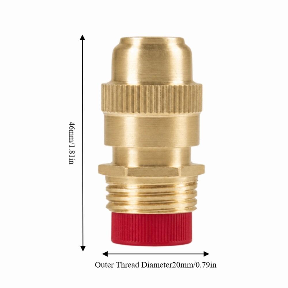 5PCS Brass Spray Nozzle Gold Irrigation Nozzle Durable Misting Nozzle  Garden Irrigation S