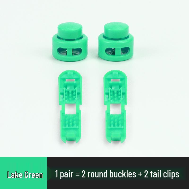 No-Tie Elastic Shoelace Buckle for Adults & Kids - Sport & Mountaineering Pair