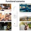 Alarm Compact Size 9.9x2.9x1.6 Cm With Loud Siren Security Horn, White Color, MultiPurpose For Commuting And Travel