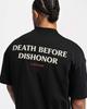 BOXRAW Death Before Dishonor Oversized T-Shirt Bxrw-Blot