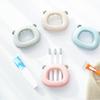 Cartoon Toothbrush Holder Wall Mount Sticker Bathroom Suction Cup For Kids