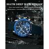 POEDAGAR Men Watch Fashion Sport Chronograph Silicone Quartz Watches Top Brand Luxury Waterproof Luminous Date Wristwatch