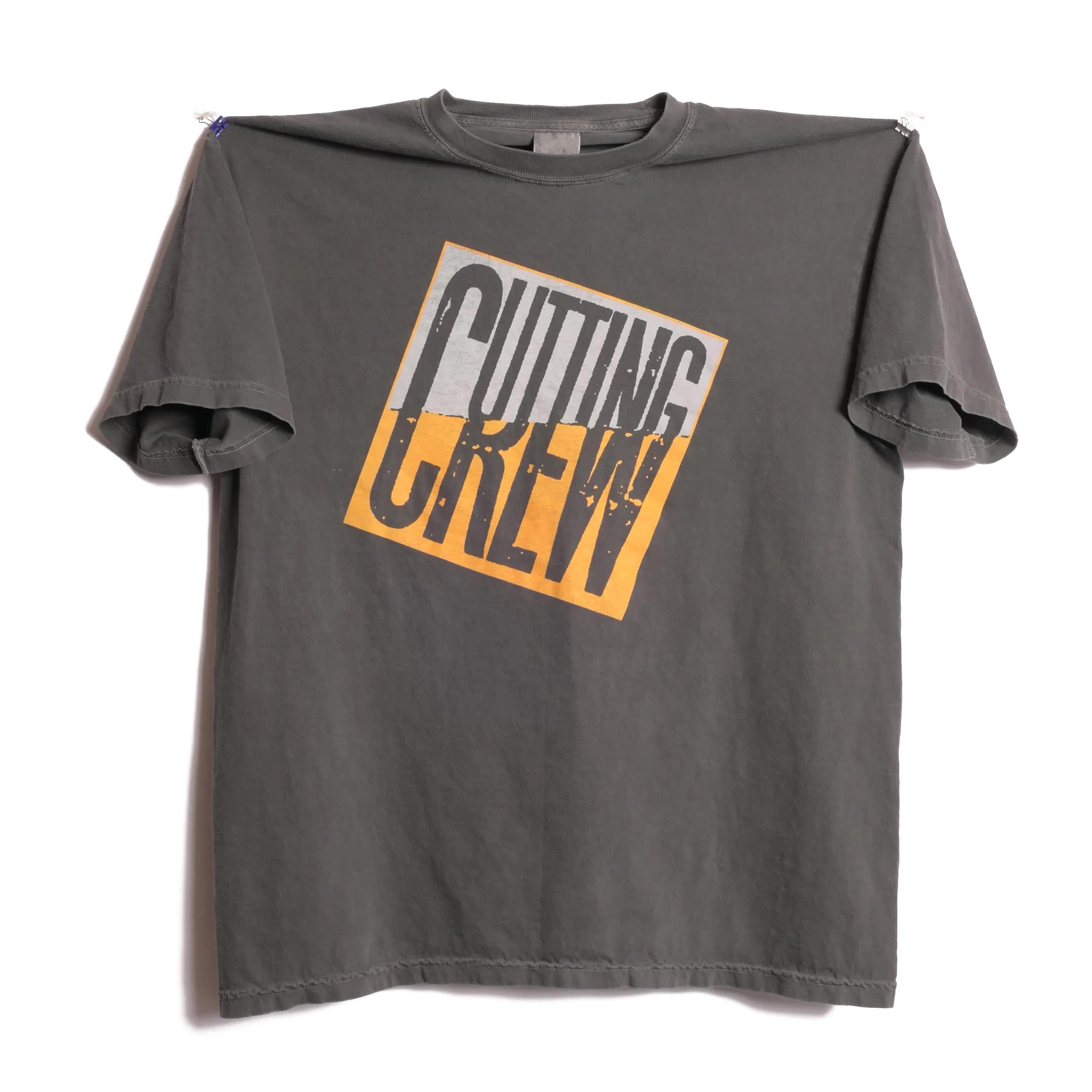 

2026 Summer Womens Vintage Cutting Crew Band TShirt Unisex Cotton and Breathable Short Sleeve Oversized Loose Casual S