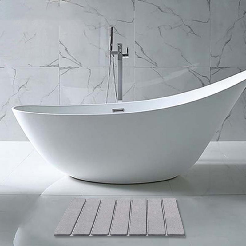 Non-Slip Bathroom Mat Diatomite Floor Mats Quick Absorbent House Entrance Mat Foldable Diatom Mud Bath Mat