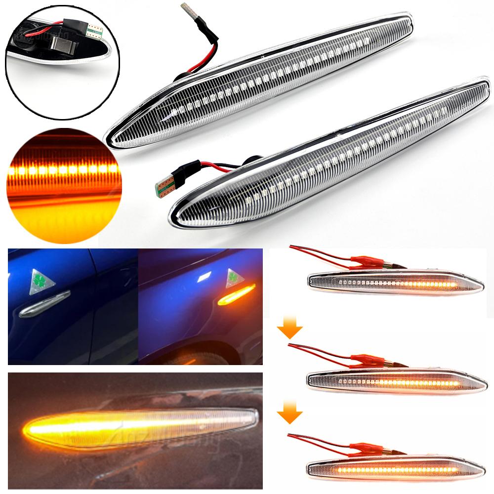 For Alfa Romeo 159 typ 939 2005-2012 Brera typ 939 2005-2012 Blinker Light Car Dynamic Side Marker Signal Light