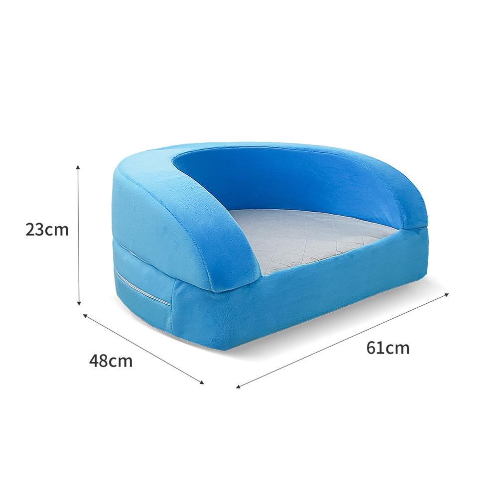 Custom Semi-Enclosed Washable Cat & Dog Bed – All Seasons Universal Sofa for Deep Sleep