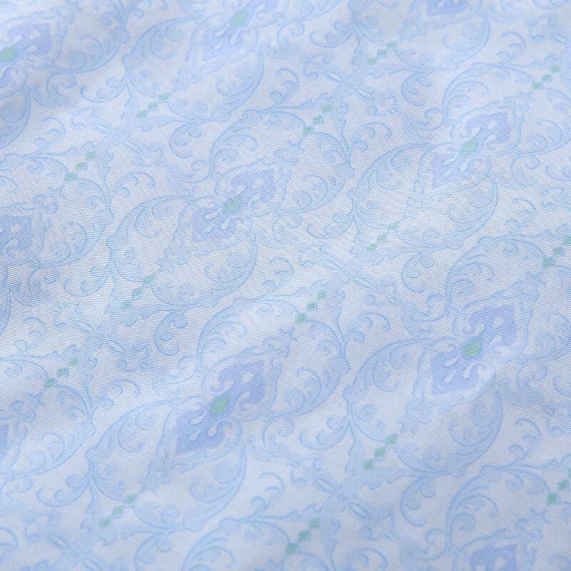 Fuanna Letnia Pikowana Kołdra z Bawełny z Efektem Sprania i Nadrukiem