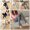 Warm Vertical Stripes Pantyhose Connected Feet Leggings Women Sweet Long Socks Tights  Streetwear