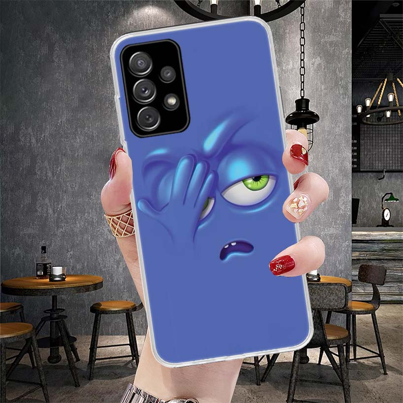 Funny Face Cute Soft Phone Case For Samsung Galaxy A12 A22 A32 A52 A72 A02S A51 A50S A71 A70 A31 A20S Note 20 Ultra S10 A10S Gal