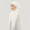 Ramadan Muslim Hijab Shawls Modal Scarf For Muslim Woman Hijabs Wrap Lady Casual Headband Ethnic Headscarf with Diamond