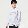 Li Ning Sweatshirts Unisex White Crew Neck Moderate AWDVG91-2