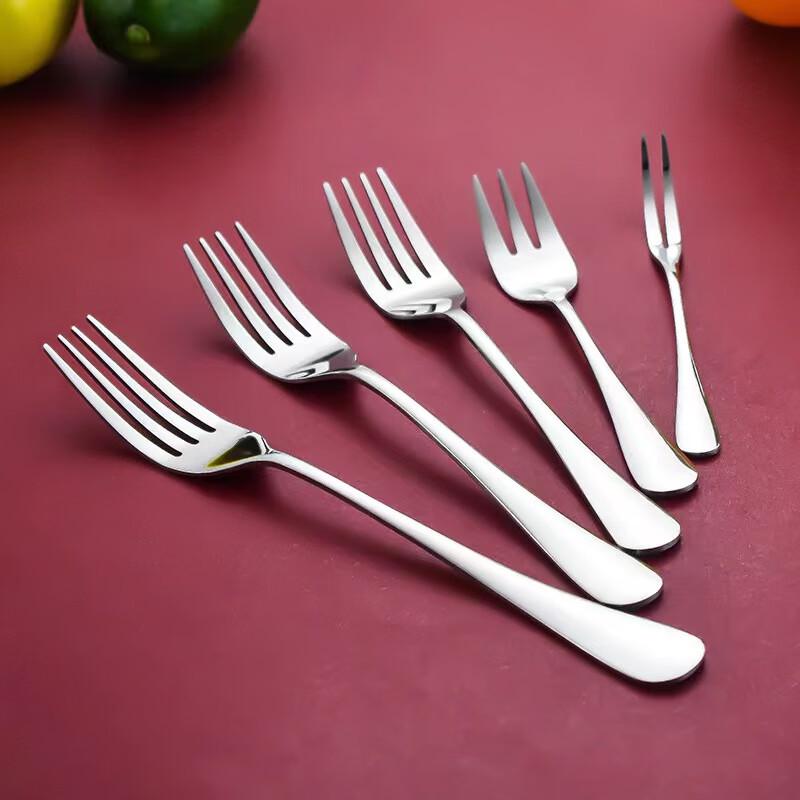 Ruhan Thickened Stainless Steel Dinner Fork Set
