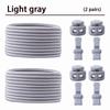 2 Pair round Elastic Shoelaces for Kids & Adults No-Tie Lock Shoelace Sneakers Quick-Lock Shoe Laces Accessory Pack