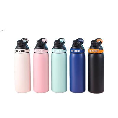 Outdoor Radsport 316 Edelstahl Thermosbecher Student tragbarer Kessel Großes Fassungsvermögen 800ml Wasserbecher