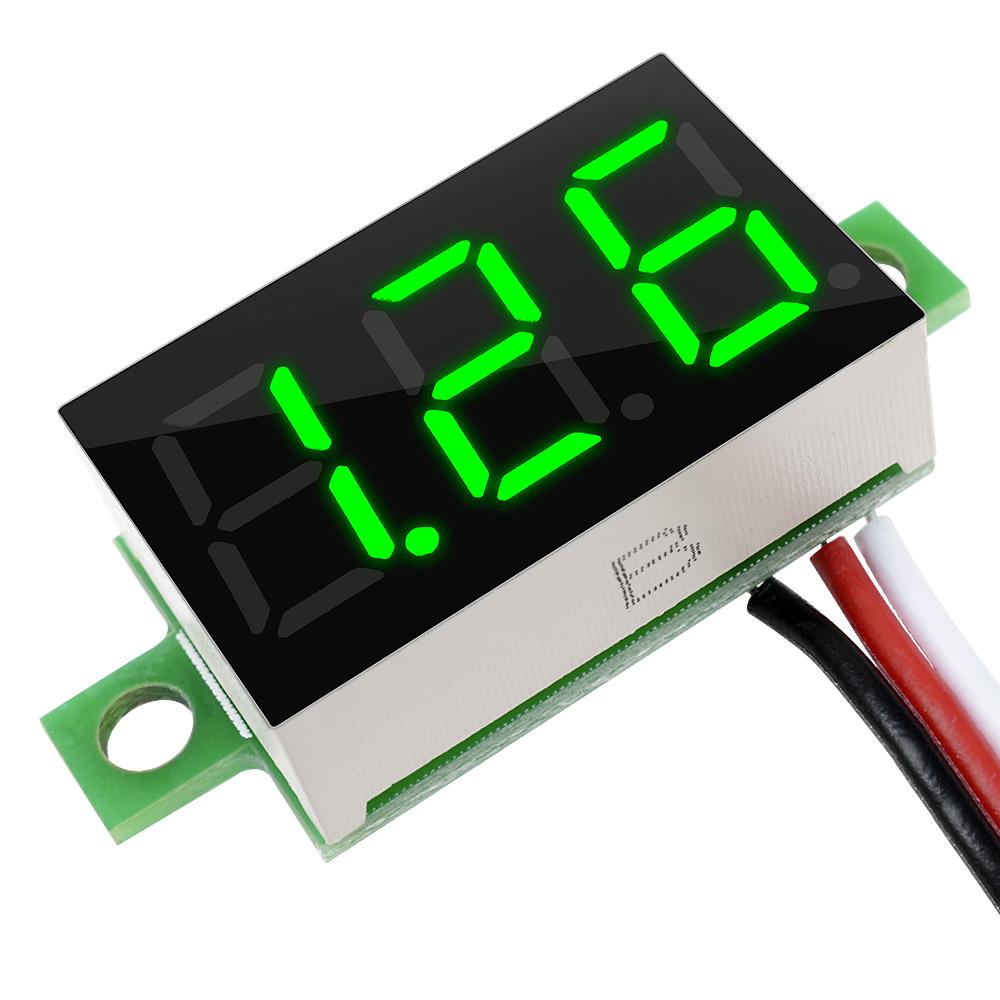 

DC 0-30V 0.36 Inch Mini Digital Voltmeter Voltage Tester Meter Green LED Screen Electronic Parts Accessories Digital Voltmeter