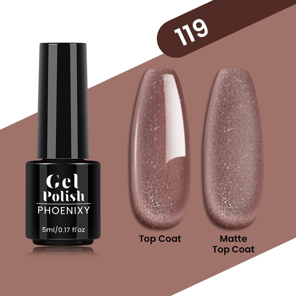 

PHOENIXY 80 цветов гель-лак для ногтей 5 мл замачиваемый УФ-светодиодный цветной лак для дизайна ногтей гибридный лак-лайнер гель для маникюра полуперманентный блестящий блестящий цветной гель 119