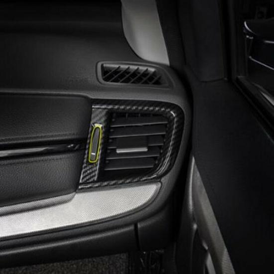Carbon Fiber Side Air Vent Outlet Cover Trim For Honda CR-V CRV 2017-2021 2022