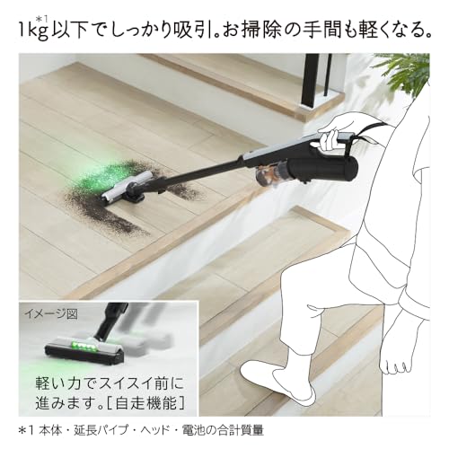 Cyclone Cordless Stick Cleaner Sugokaru Stick Light Gray Hitachi PV-BS1M(H)
