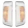 Universal Vehicle LED Indicator Light Built with Impact Resistant Plastic Automotive Signal Lamp Pair for Vehicle Boxer