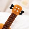 Gitarrenpuppe, Plüsch-Musikspielzeug, Stoffinstrument, Weiches, umarmbares Kissen