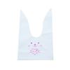 10/50pcs/lot Cute Rabbit Ear Bags Cookie Plastic Bags&Candy Gift Bags For Biscuits Snack Baking Package And Event Party Supplies