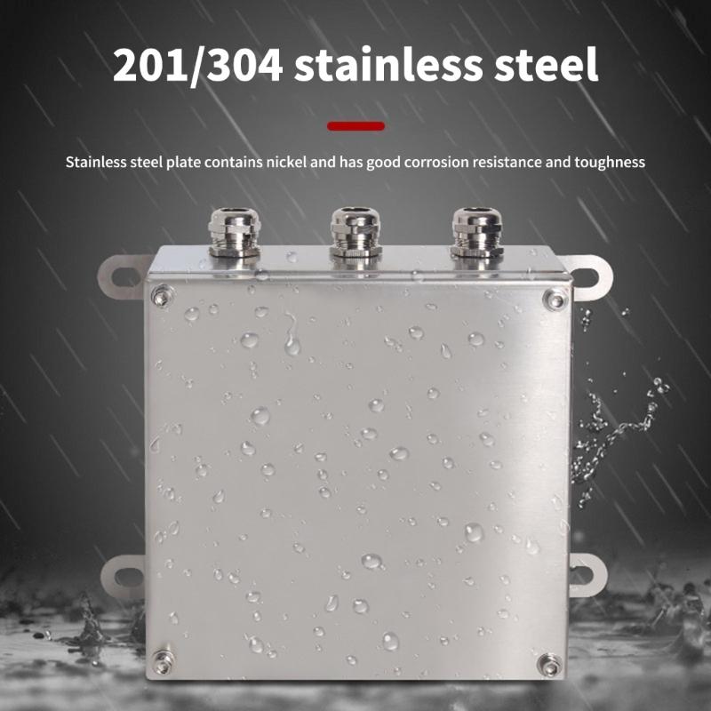 Stainless steels Outdoor Waterproof Cable Split Junction Box Electrical Junction Box Cable Connector Easy to Install