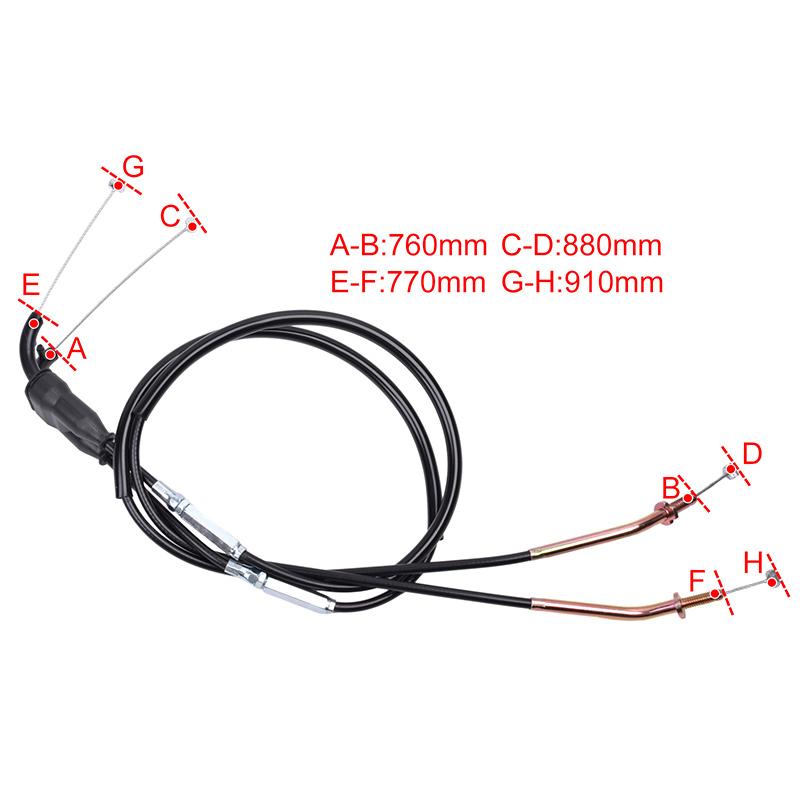 116cm Motorcycle Clutch Cables 54011-1423 Throttle cable for Kawasaki ZX-6R ZX636 ZX6R ZX 636 6R 2003-2004