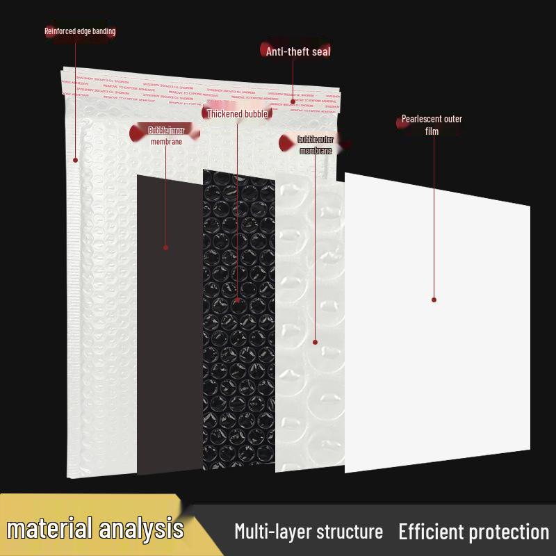 Pearlescent Self-Adhesive Bubble Mailer Envelope