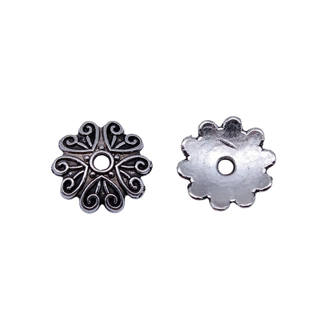 Flower Bead Cap Spacer Findings Ornate Covers For DIY Jewelry Making Materials