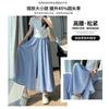 White Yamamoto Culottes Women's Summer New High-waisted and Thin A-word Skirt Casual Small Wide-leg Pants
