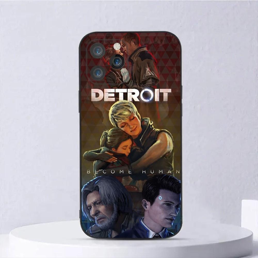 

Чехол для телефона Игра Detroit Become Human Для iPhone 15,14,13,12,11,Plus,Pro Max,XS,X,XR,SE,Mini,8,7 Мягкий силиконовый Черный чехол iPhone15