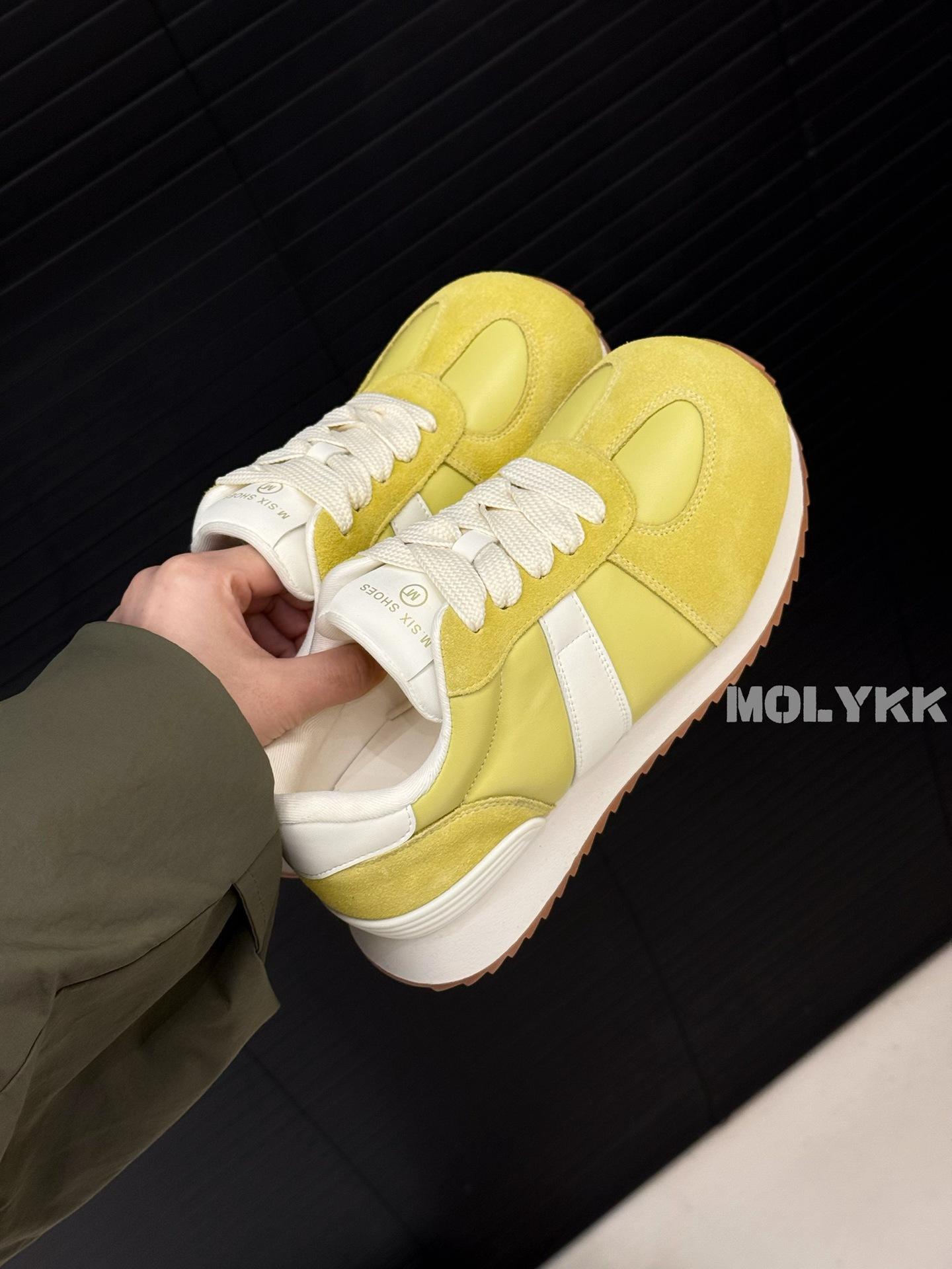 

Пузырчатые макаруны | Вафельные туфли в виде головы Микки 2025 Зима Новые Удобные Универсальные Модные Зарубежные Повседневные Туфли Женские 39 жёлтый