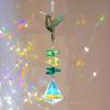 Crystal Sun Catcher Rotating Wind Spinner Home Decor Light Collection Pendant  Landscape