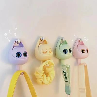 Wall Mounted Practical Cat Hooks Fashion Wall Hooks Adhesive Cat Key Holder Home Storage Utility Wall Home Decorations