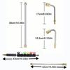 1 Set Stainless Steel Pressure Washer Wand - 1/4" Quick Connect, 6 Nozzles, 4000 PSI, Leakproof O-Ring