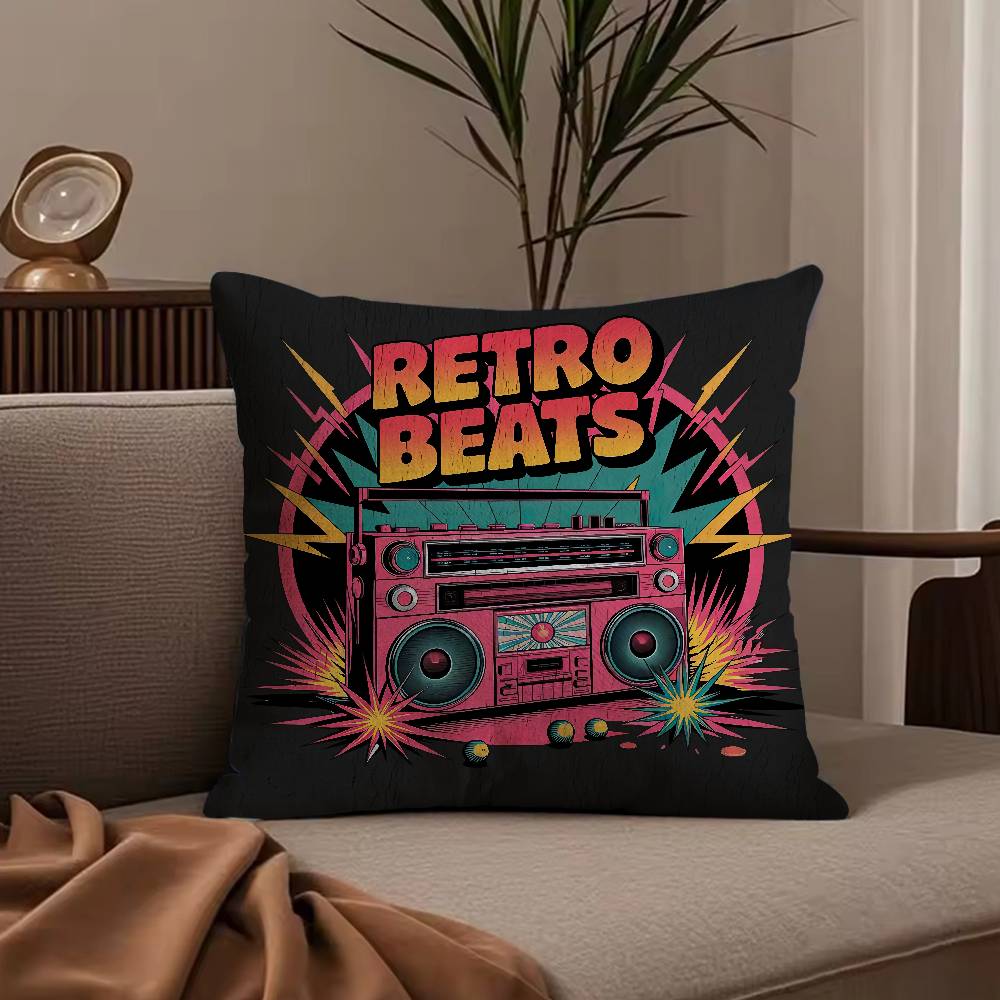C-Cassette Tape Pillow Case Null